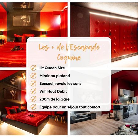 Cocon Sensuel - 50 Nuances - Les Cocons De Nath Appartement Montbéliard Buitenkant foto