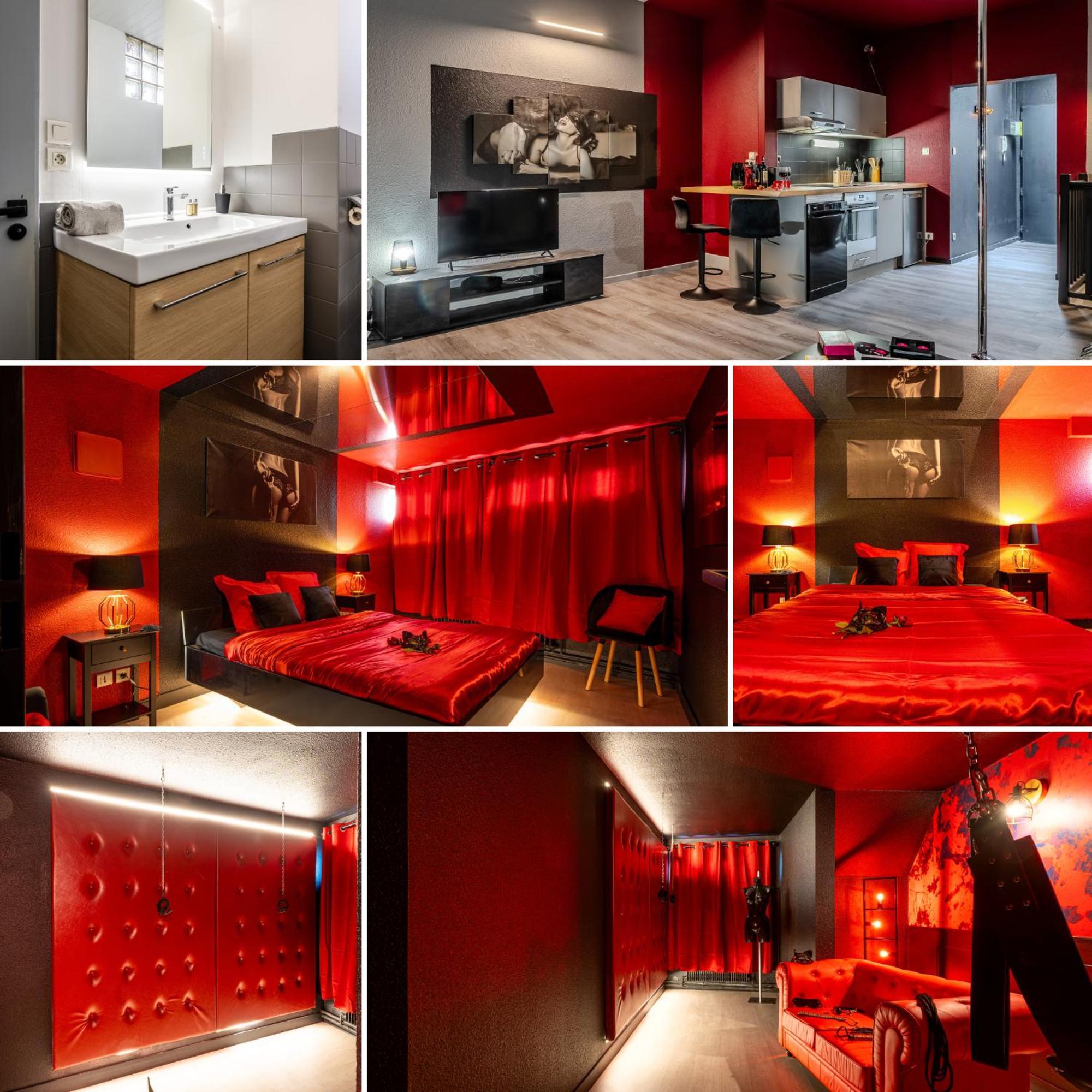Cocon Sensuel - 50 Nuances - Les Cocons De Nath Appartement Montbéliard Buitenkant foto