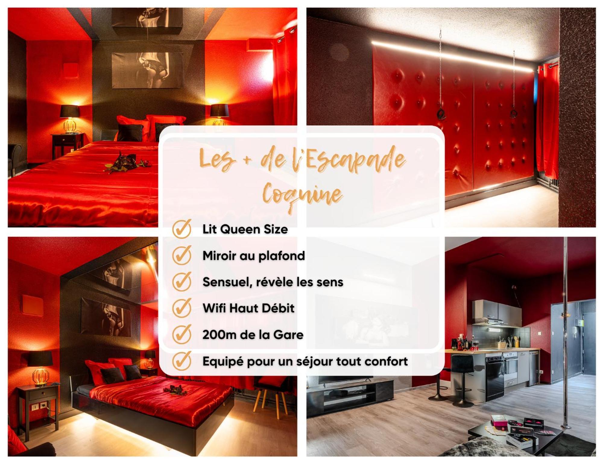 Cocon Sensuel - 50 Nuances - Les Cocons De Nath Appartement Montbéliard Buitenkant foto